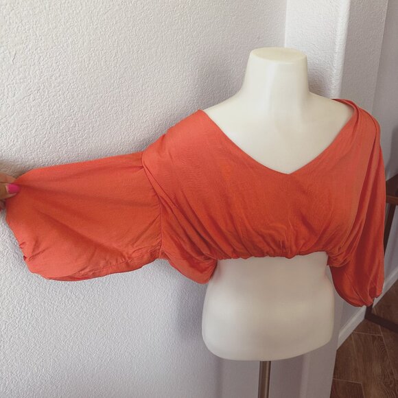 Open Back Crop Top - Size Small - Picture 4 of 6